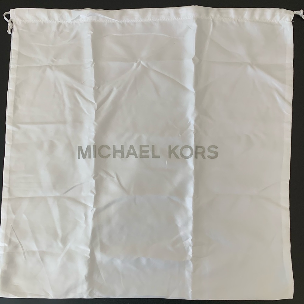 MK Rhea Medium Logo Jacquard Backpack - Picture 14 of 15